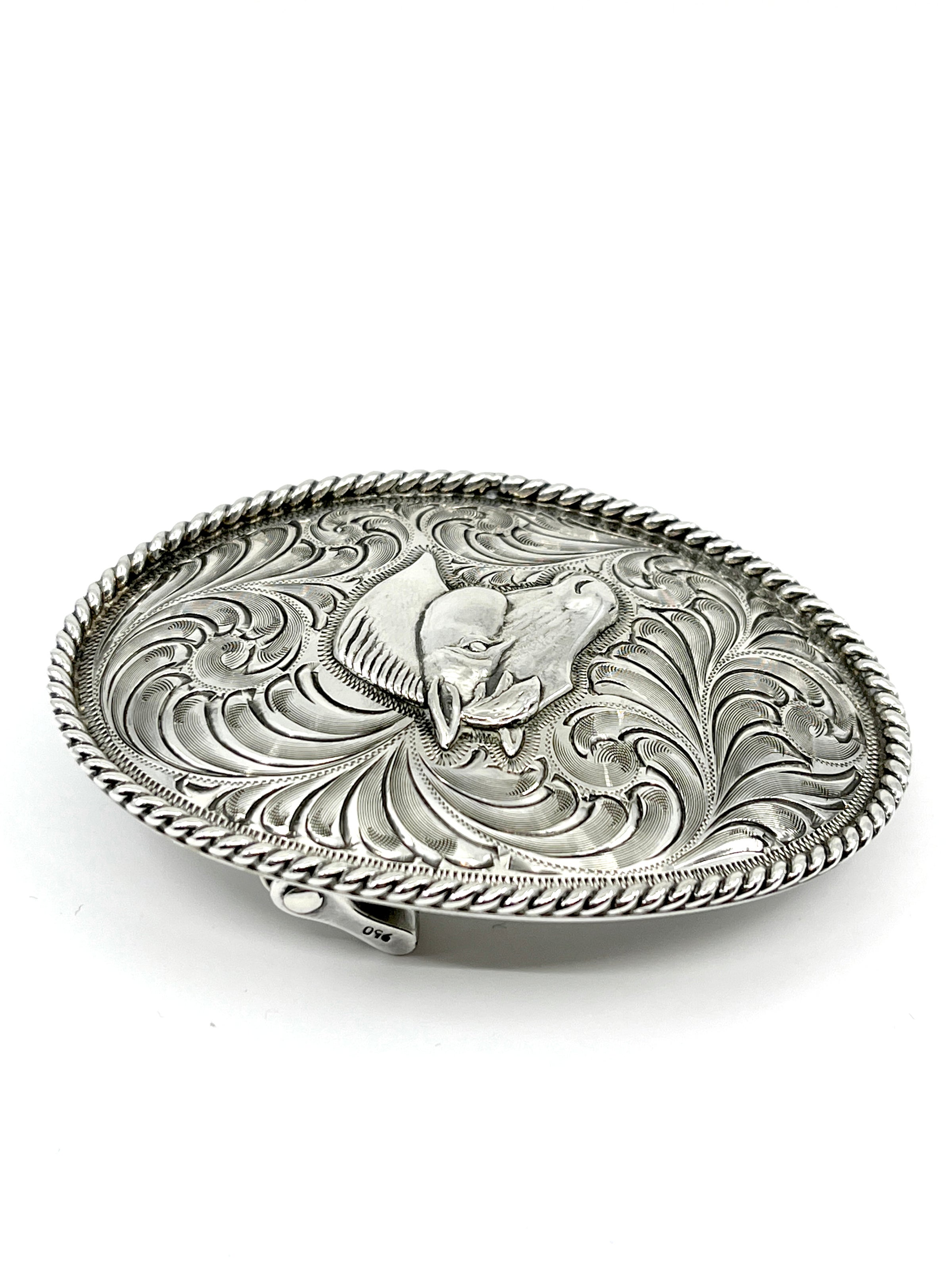 J.W. Cooper Sterling Silver Belt Buckle | All Good Treasures